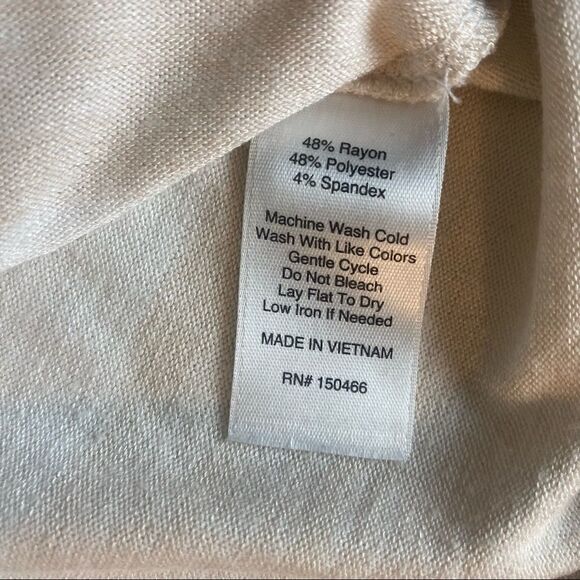 Market & Spruce Striped Asymmetric Long sleeve top - Picture 7 of 9